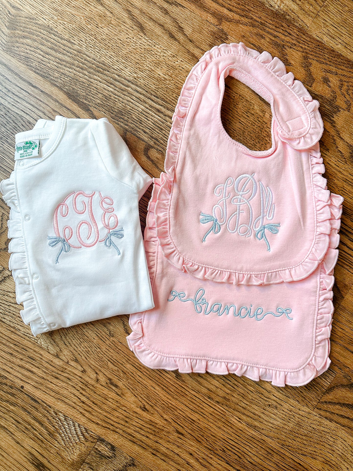 Footie Ruffle Newborn Set