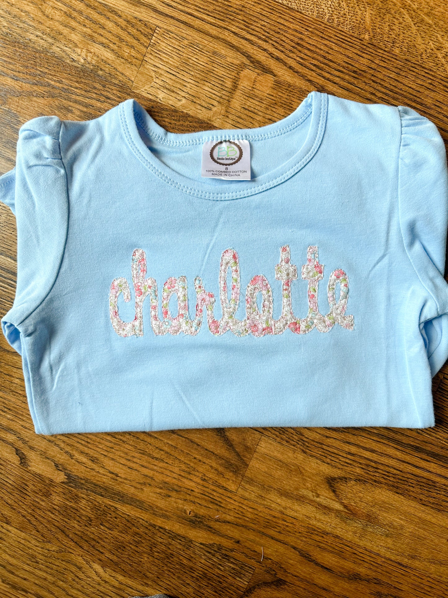 Girl Appliqué Name