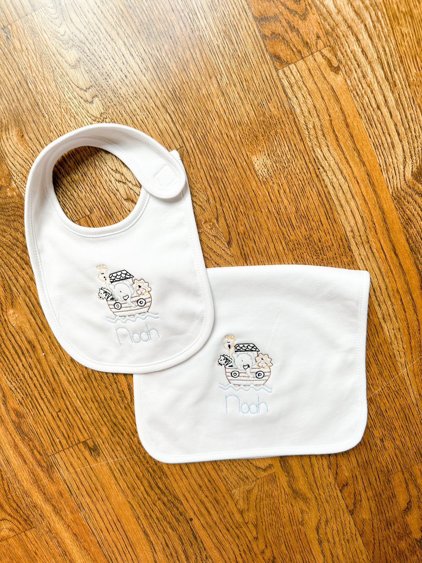 Bib and Burp cloth set