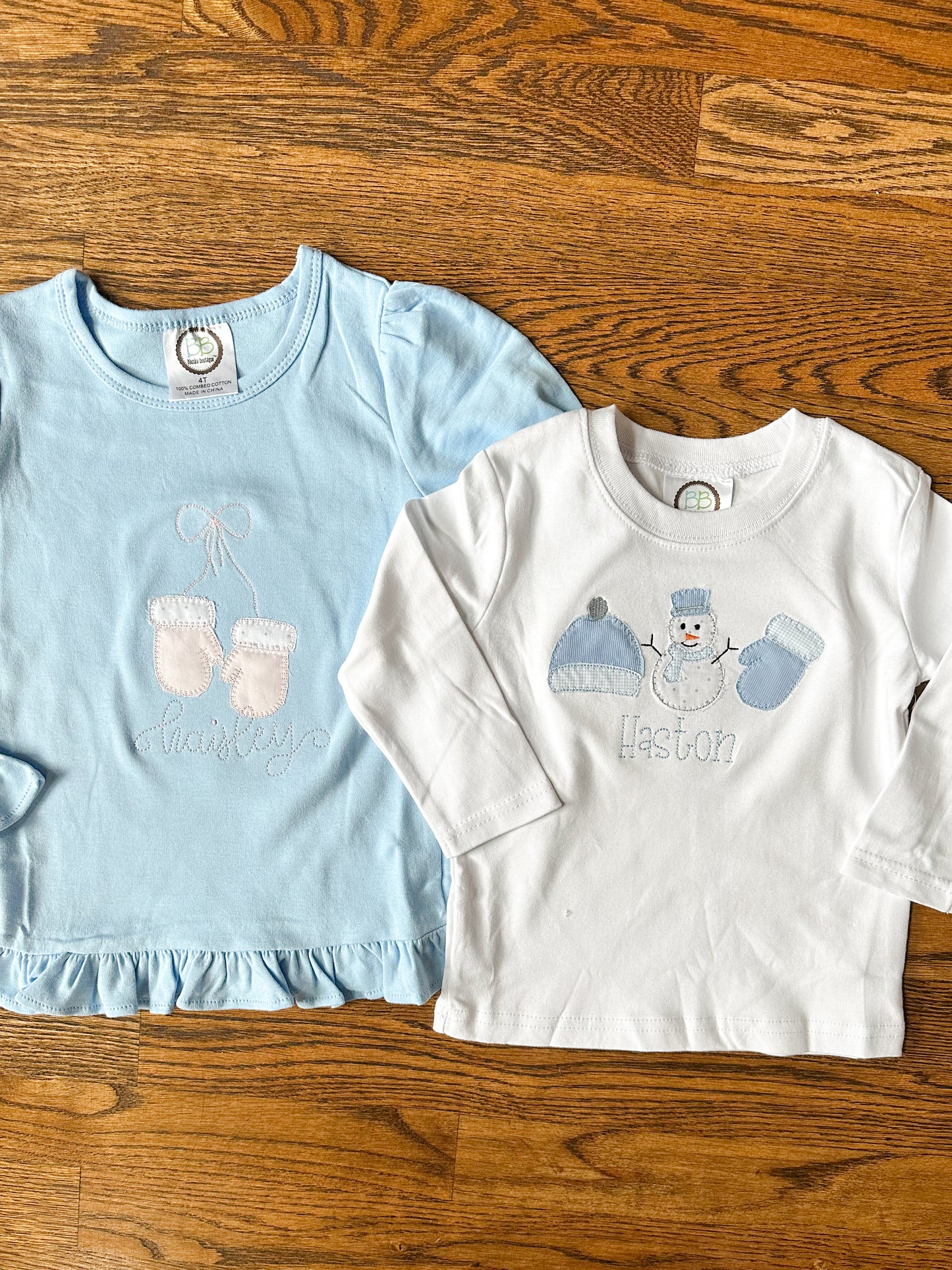 Boy Winter Trio Applique