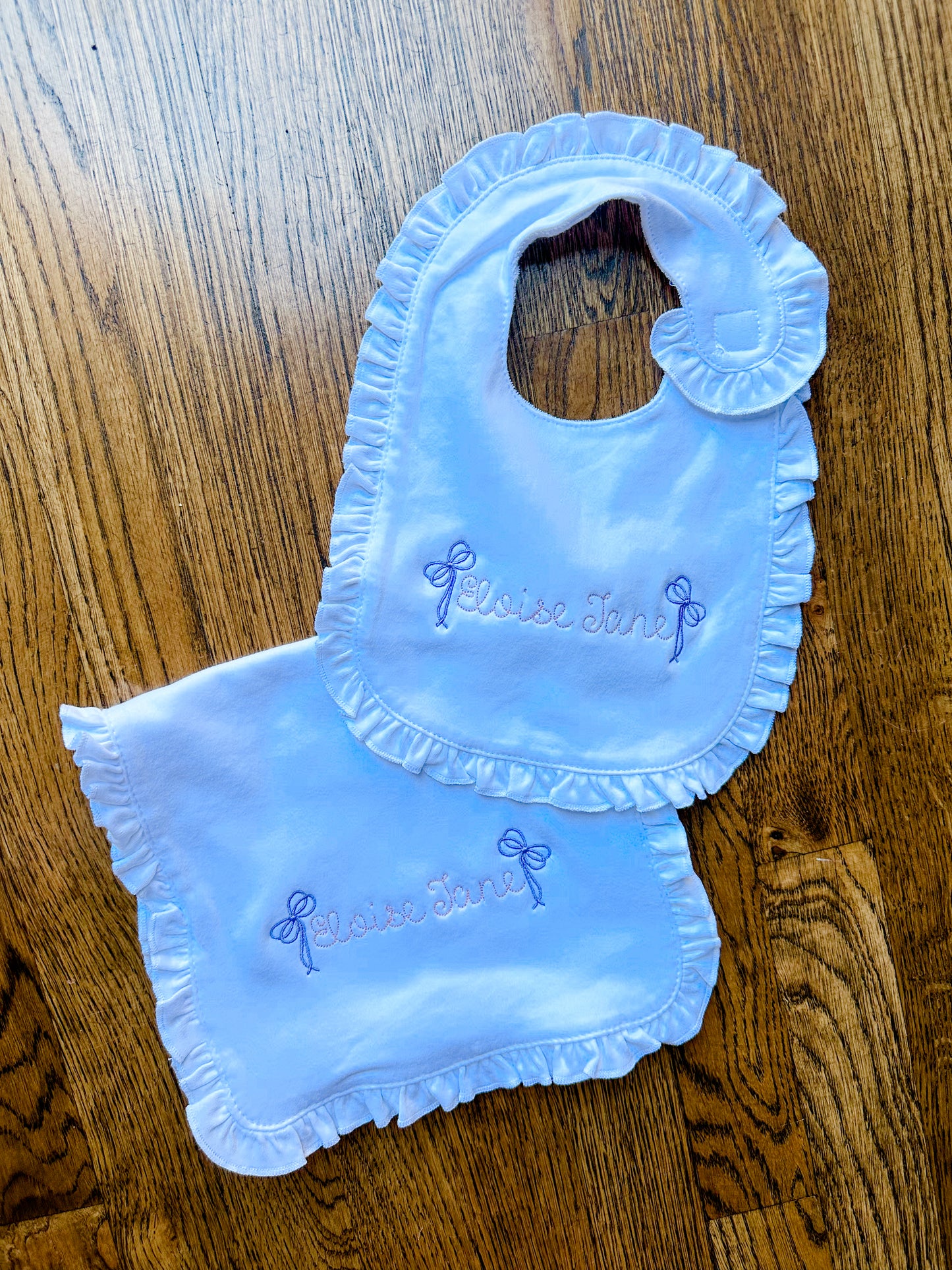 Bib and Burp cloth set