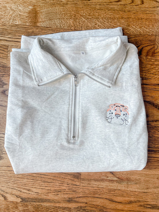 Tiger Quarter Zip